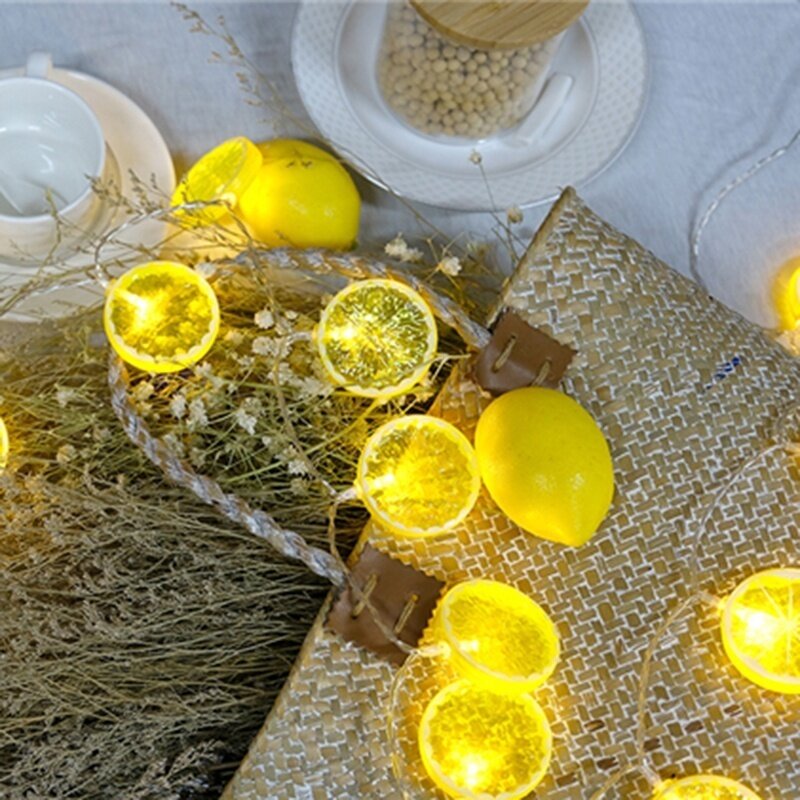 1m-3m بطارية الليمون الفاكهة Led سلسلة أضواء لحزب الوطن بار ديكور