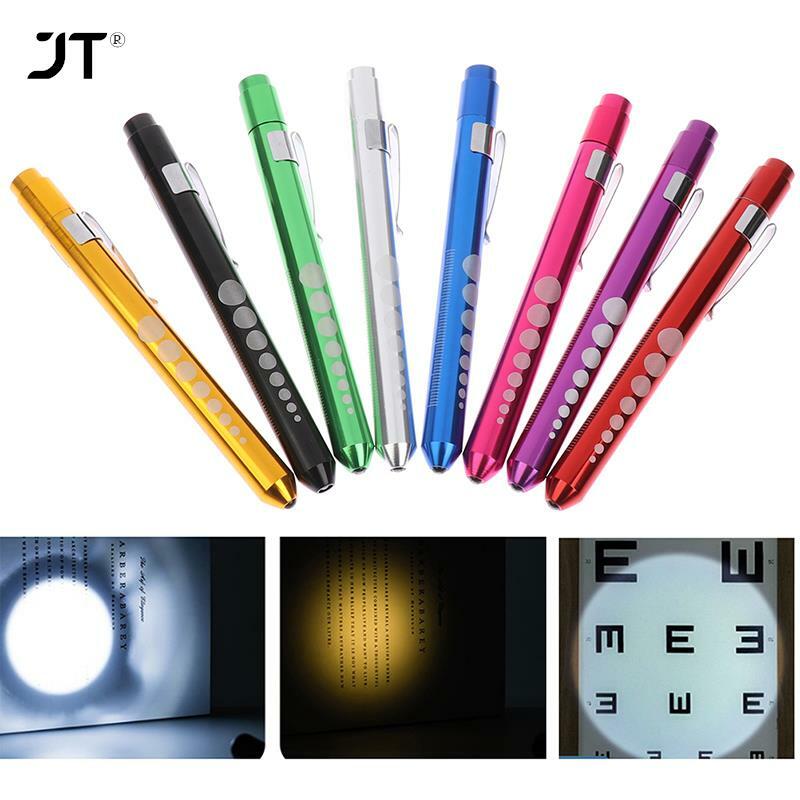 LED مصباح يدوي ضوء العمل الإسعافات الأولية القلم ضوء الشعلة مصباح التلميذ قياس قياس المحمولة الطبية ضوء القلم