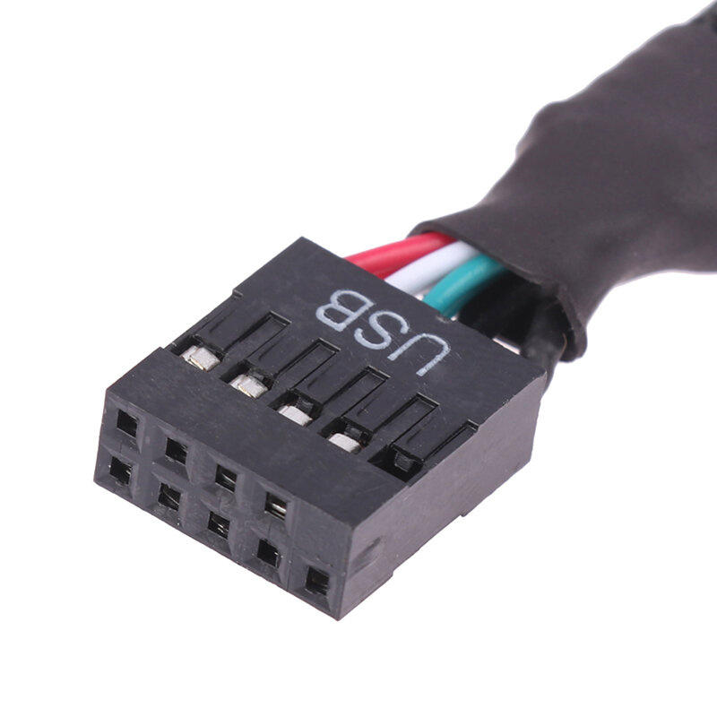 محول كابل تمديد اللوحة الأم ، موصل USB 2.0 HUB ، 9-Pin ، 9-Pin ، 9-Pin ، USB 2.0 ، أنثى 1 إلى 2 ذكر
