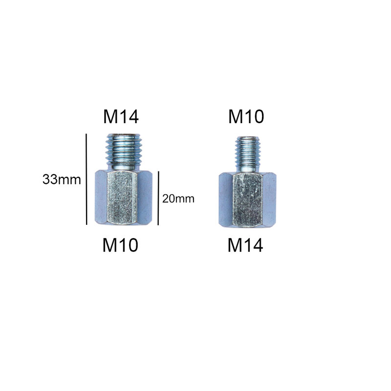 M14 ذكر الموضوع إلى M10 أنثى الموضوع محول ل الماس الأساسية بت M10 إلى M14. آلة تلميع زاوية طاحونة تحويل المسمار