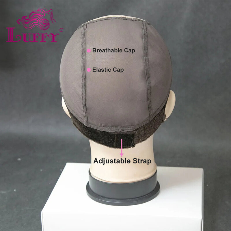قبعة باروكة بدانتيل عبقرية مع حزام قابل للتعديل ، جزء سويسري ، سهل الارتداء ، 1 عرض