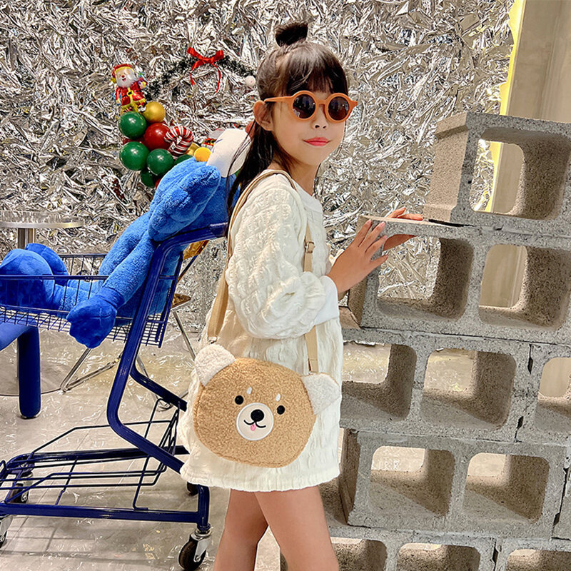 النمط الياباني Kawaii حقيبة المرأة الكرتون أفخم حقيبة الكتف للنساء Crossbody حقيبة صغيرة الهاتف و محفظة حقيبة