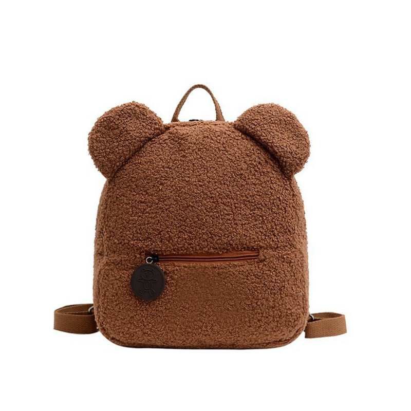 الدب حقائب الظهر المحمولة الأطفال السفر التسوق حقيبة الظهر المرأة لطيف الدب على شكل حقيبة ظهر تحمل على الكتف