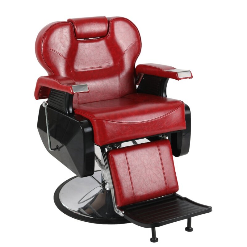 كرسي حلاقة هيدروليكي شديد التحمل مخصص ، كرسي عتيق لصالون التجميل والشعر ، شائع وعصري ، أسود وذهبي ، الأكثر مبيعًا
