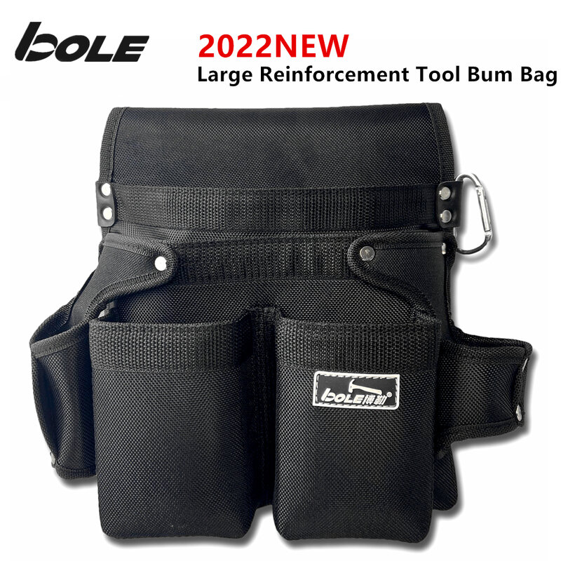 BOLE كهربائي طقم خاص متعدد الوظائف صيانة تركيب قماش أداة كبيرة حقيبة عمل متعددة الوظائف الخصر حقيبة
