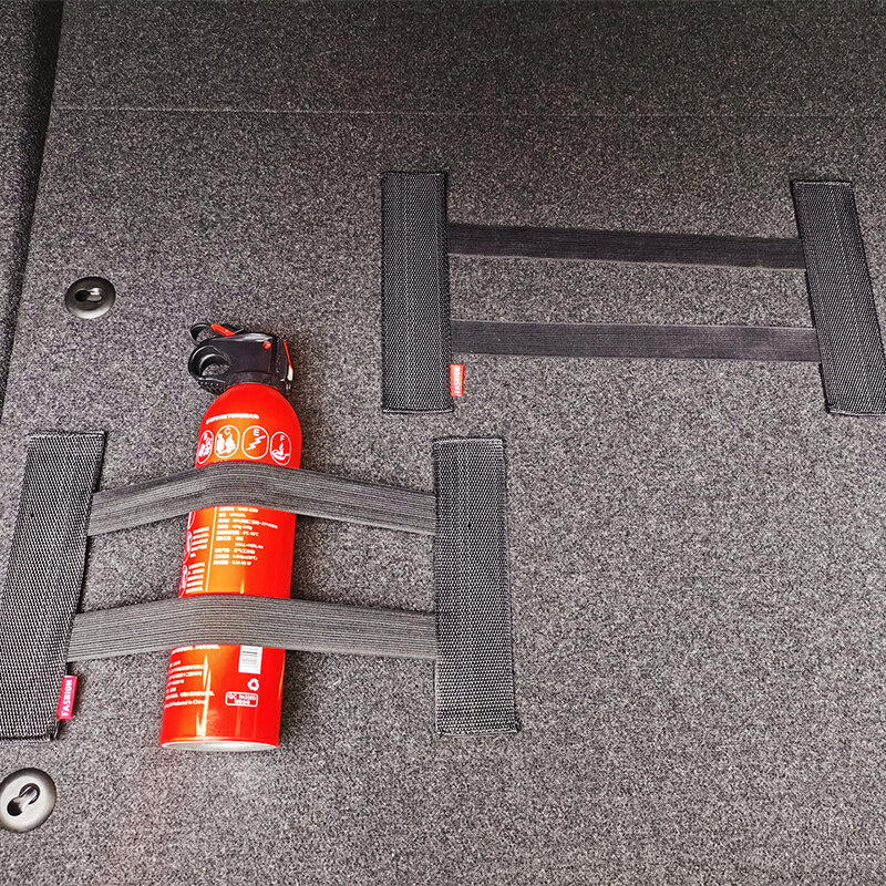 Multifunction Universal Car Trunk Elastic Fixed Straps Tank Debris Storage Extinguisher Fix Belt Tapes Auto Interior Accessories
