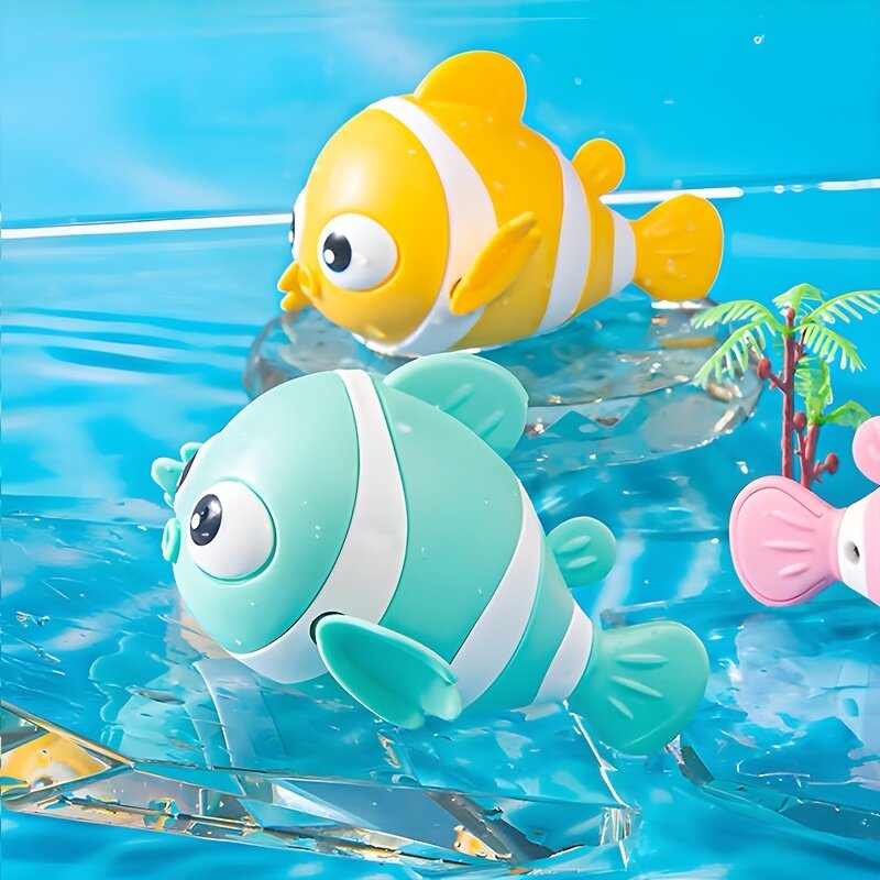 لعبة مائية للأطفال ، أسماك مهرج ، حمام صيفي ، لعبة حمام سلسلة للأطفال ، هدية داخلية وخارجية