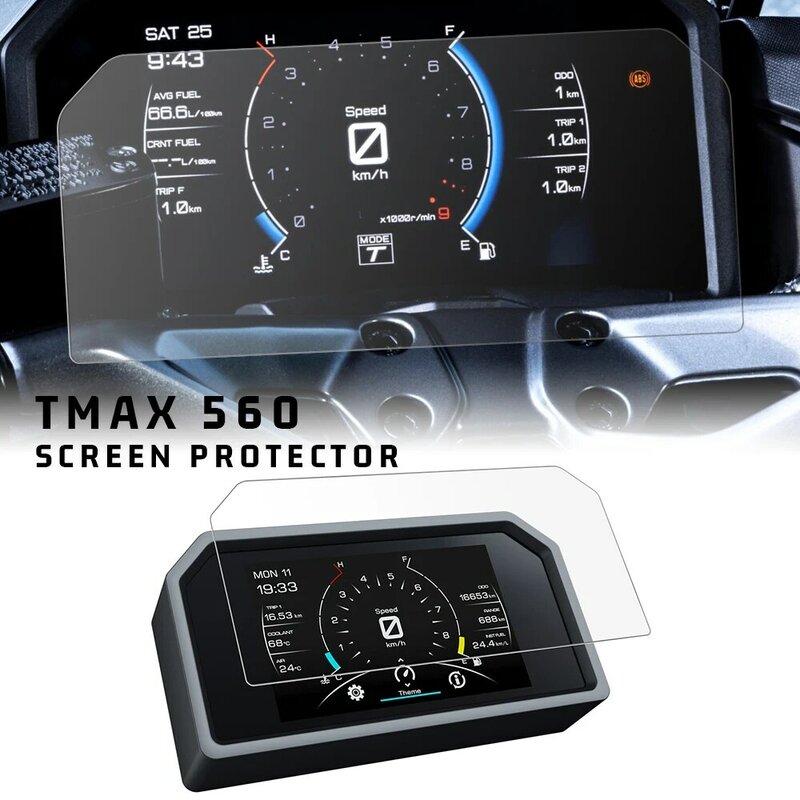 أداة حماية من الخدوش العنقودية للدراجة النارية من ياماها TMAX 560 Tech Max 2022-ملحقات ملحقات شاشة لوحة القيادة