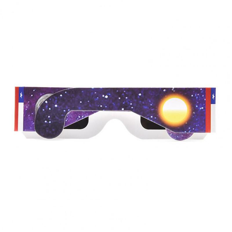 نظارات Soluna كسوف شمسية ورقية ، ظلال آمنة ، مشاهدة مباشرة للشمس ، مراقبة الشمس ، نظارات أطفال ، CE ، شهادة ISO ، 20