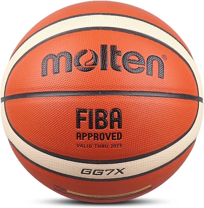 كرة السلة المنصهر القياسية للرجال والنساء ، حجم 7 ، شهادة رسمية ، كرة المنافسة ، كرة التدريب ، فريق كرة السلة