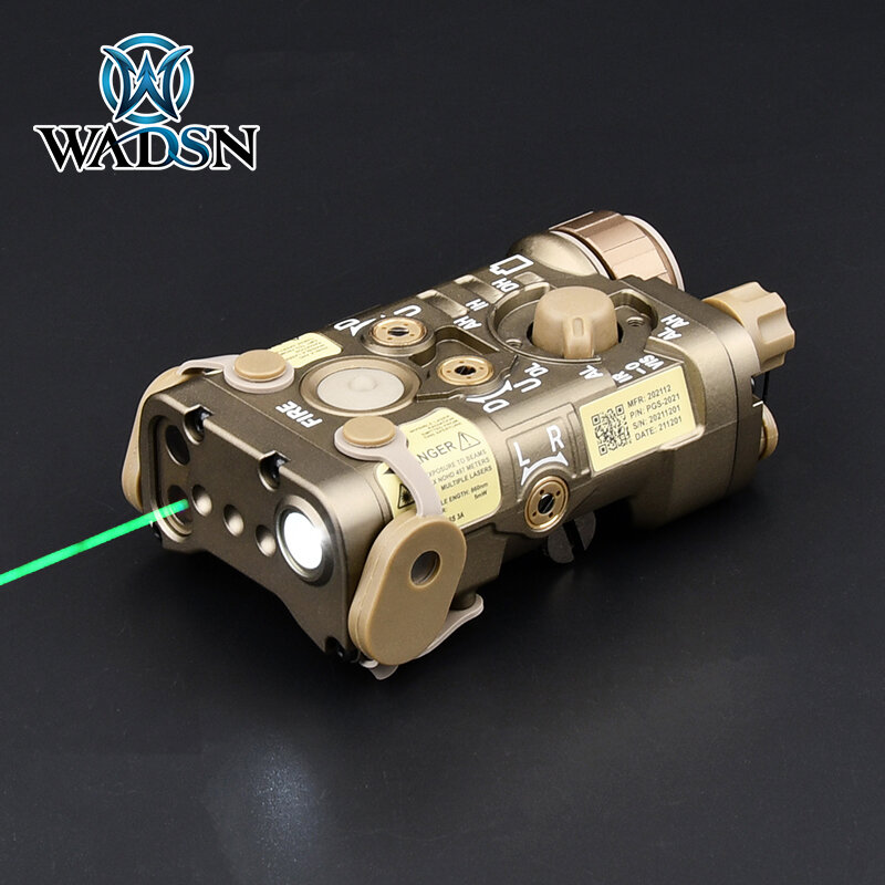 WADSN الادسنس التكتيكية L3-NGAL المعادن عالية الطاقة الأحمر/الأخضر/الأزرق الأشعة تحت الحمراء ليزر LED ستروب مصباح يدوي 150lm تهدف AN/PEQ15 سلاح الخفيفة
