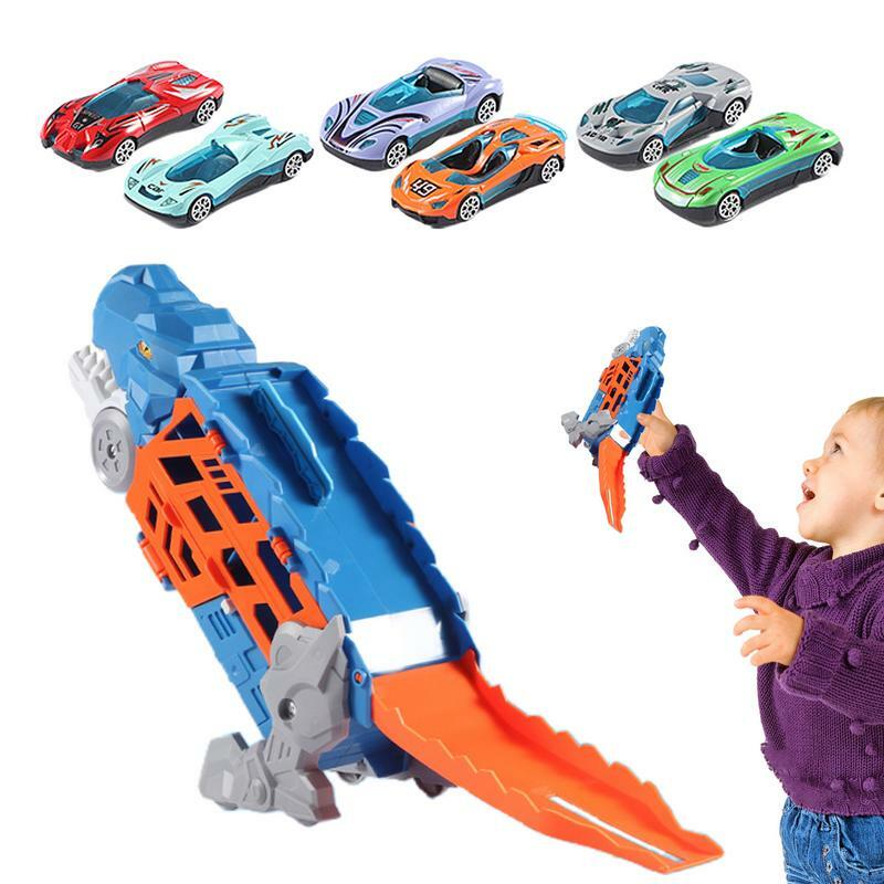 شاحنة نقل ديناصور للأطفال ، تصميم إبداعي ، ألعاب للمدرسة ، حفلة منزلية