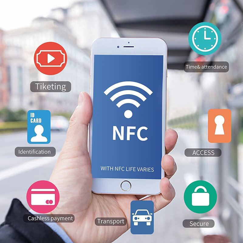 NFC رقاقة للهاتف أندرويد 13.56MHz تسمية فارغة قابلة للبرمجة العالمي S50 1K تتفاعل ملصق العلامات دروبشيبينغ 50/100/500 قطعة