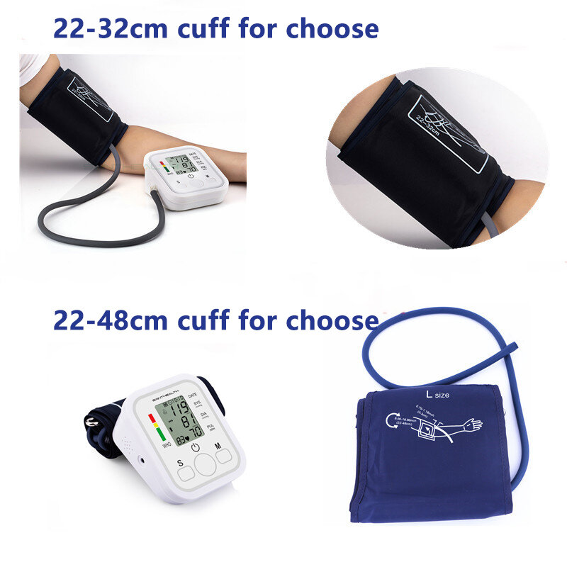 Saint Health جهاز ضغط الدم جهاز قياس الضغط الدم طبي قياس التأكسج الحرارة جهاز قياس ضغط الدم ضغط الدم LCD