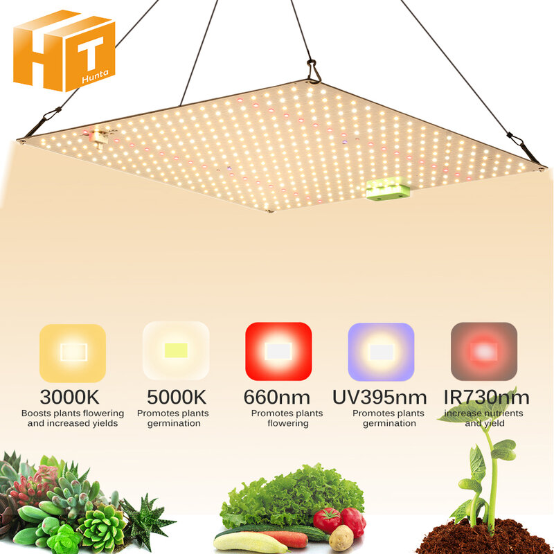 1000 واط الطيف الكامل LED تنمو ضوء الكم Sunlike تنمو مصباح LM281B ل الدفيئة نمو النبات الإضاءة عكس الضوء