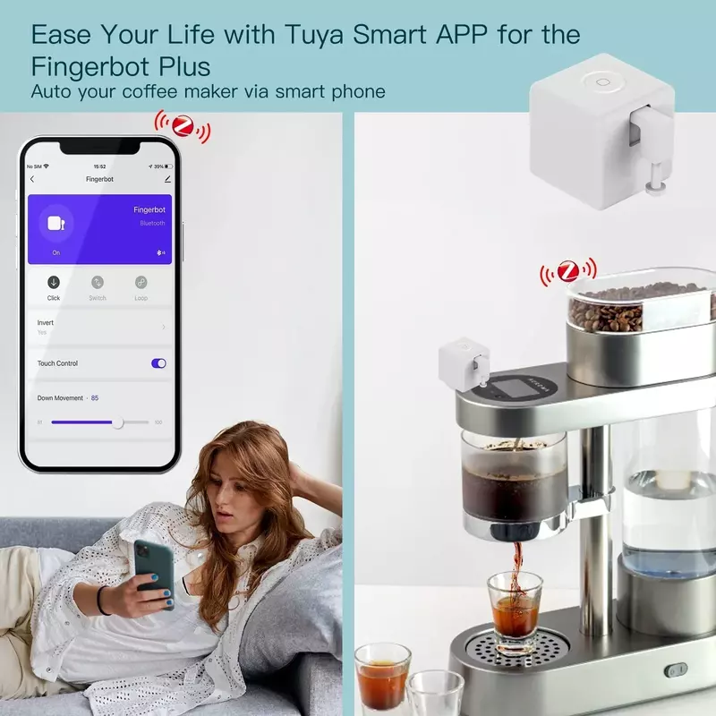 MOES-ZigBee Ultimate Fingerbot ، مساعد المنزل الذكي ، دفع الزر التلقائي ، التحكم الصوتي ، اليكزا ، جوجل المنزل ، تويا الحياة الذكية
