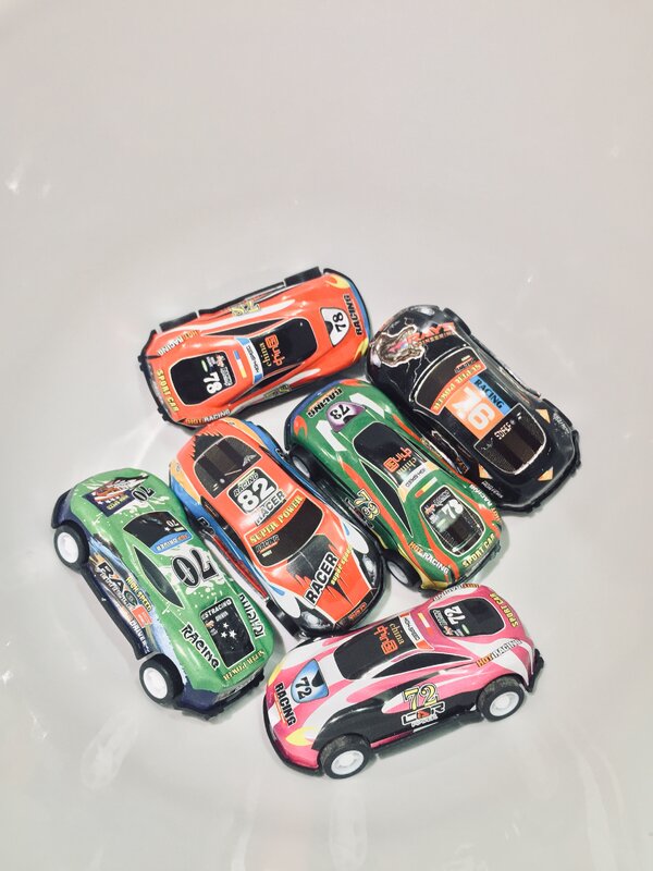 6 قطعة/المجموعة الأطفال سبيكة سيارة صغيرة التراجع 1:87 ديكاست لون المعدن نموذج سيارة للأطفال لعبة تعليمية ساخنة لصبي هدية