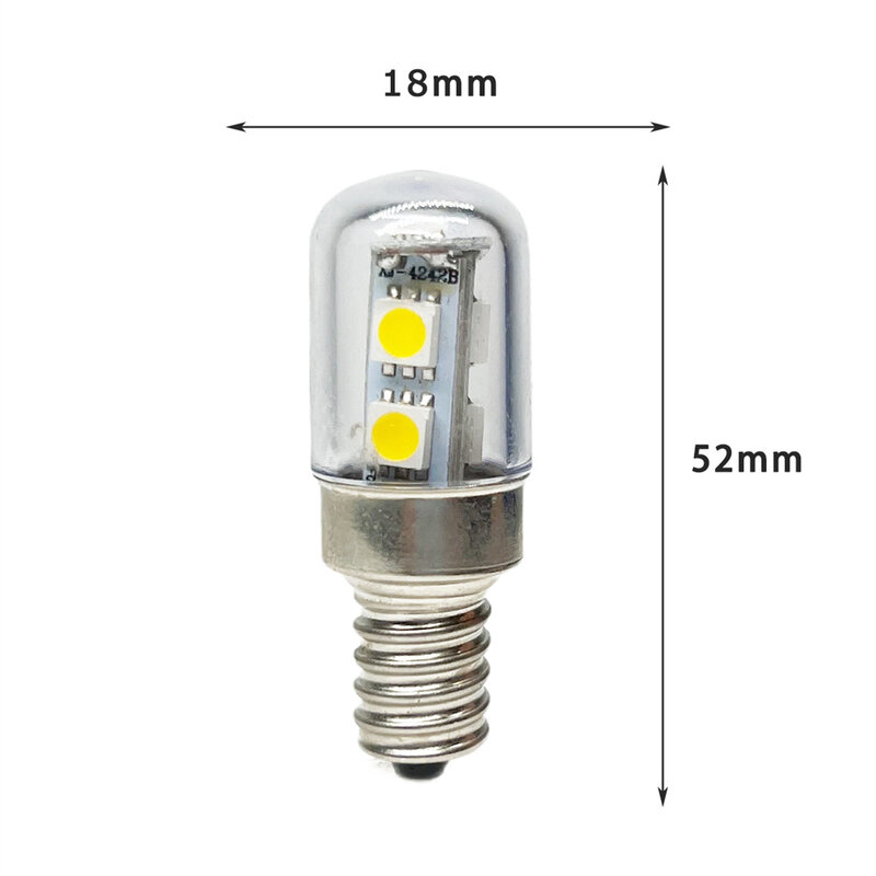 E14 E12 E17 LED الثلاجة ضوء لمبة الثلاجة الذرة لمبة LED مصباح أبيض/دافئ الأبيض استبدال الهالوجين الثريا أضواء 110/220 فولت