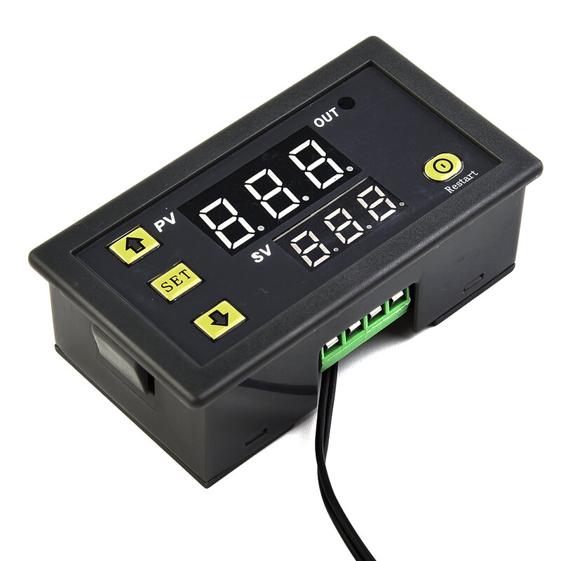 جهاز تحكم رقمي في درجة الحرارة 12 فولت/24 فولت/110 فولت-220 فولت جهاز تنظيم وتبريد وتبريد ومقياس لدرجة الحرارة