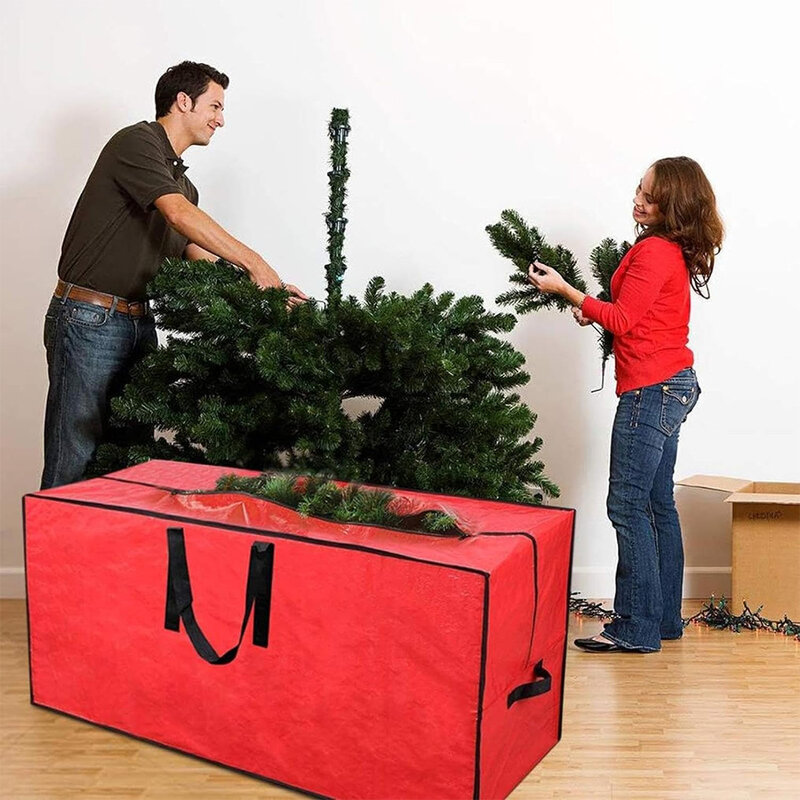 حقائب تخزين شجرة عيد الميلاد ، حقائب منظمة مقاومة للماء ، أكياس مقاومة للحشرات ، حقيبة تخزين الغبار النهارية ، عيد الميلاد