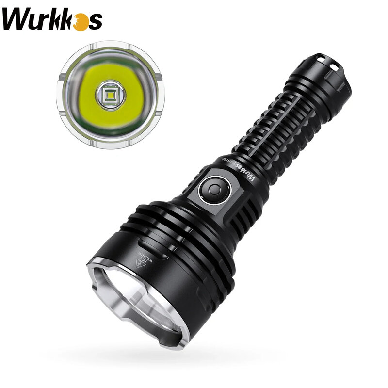 Wurkkos-قابلة للشحن التكتيكية LED مصباح يدوي ، TS30S برو ، 21700 ، USB-C الشعلة ، ماكس 1086 م ، غير القابل للصدأ الحافة ، Anduril 2 بنك الطاقة