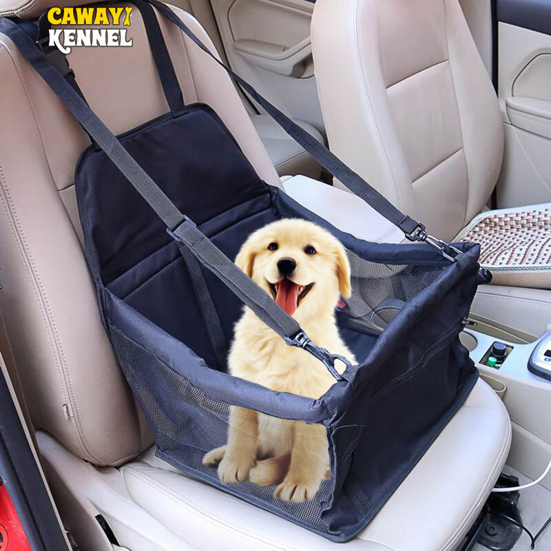 CAWAYI بيت الكلب السفر سيارة غطاء مقعد أرجوحة قابلة للطي ناقلات الحيوانات الأليفة حقيبة تحمل للقطط الكلاب النقل perro autostoel هوند