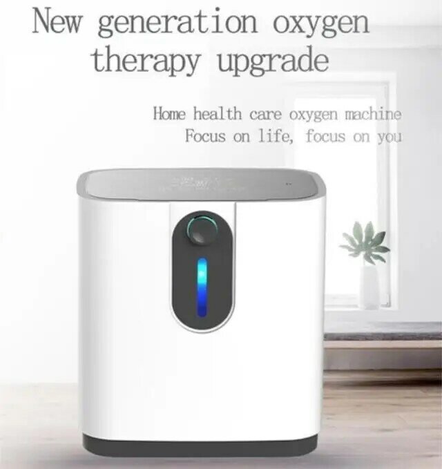 جهاز الأوكسجين المستمر 1-7 لتر آلة الأكسجين المنزلية AC110V 220 فولت النسخة الإنجليزية البخاخات