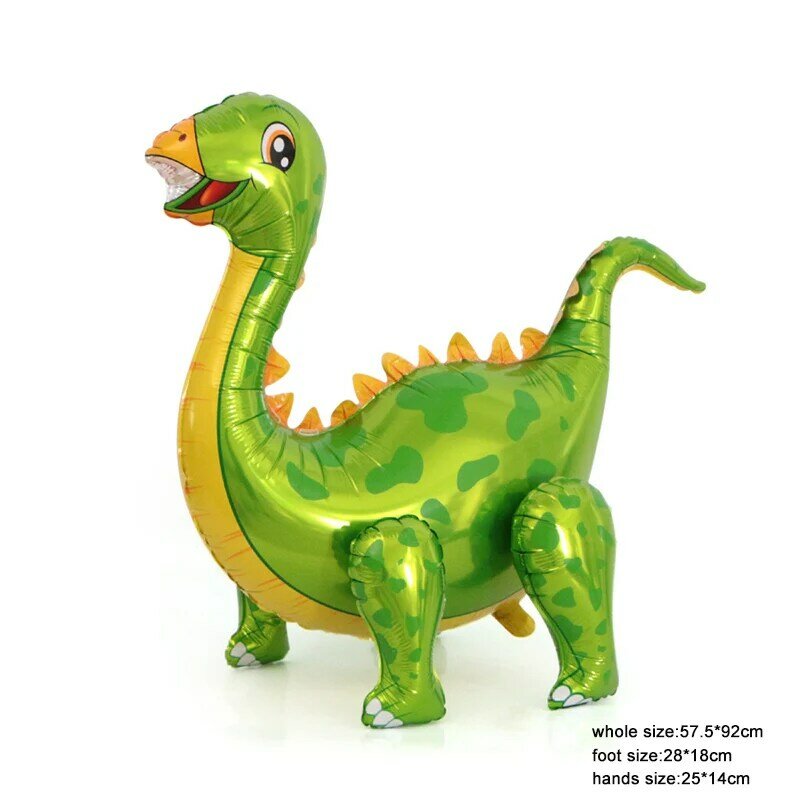 بالونات ديناصور قابلة للنفخ للأطفال ، مستلزمات زينة لحفلات أعياد الميلاد للأطفال ، بالون حيوانات جوراسي رابتور ، هدايا للحفلات