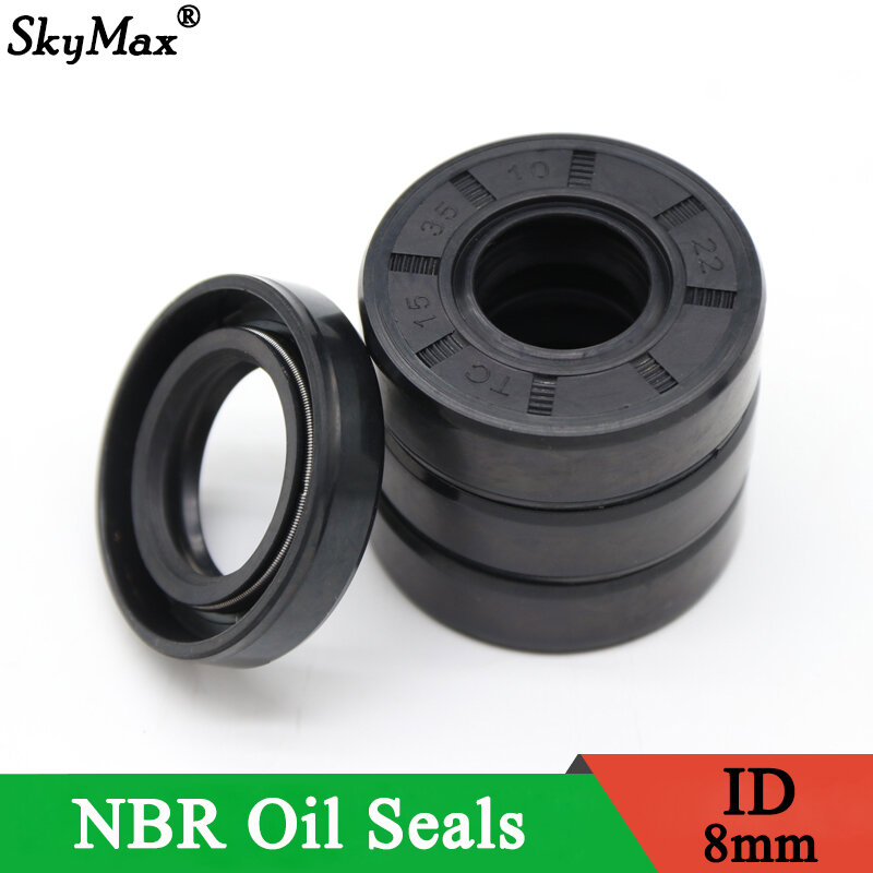 ID 12mm NBR Nitrile Rubber Shaft Oil Seal TC-12*19/20/21/22/23/24/25/26/28/30/32/35*5/6/7/8/10 Nitrile Double Lip Oil Seal