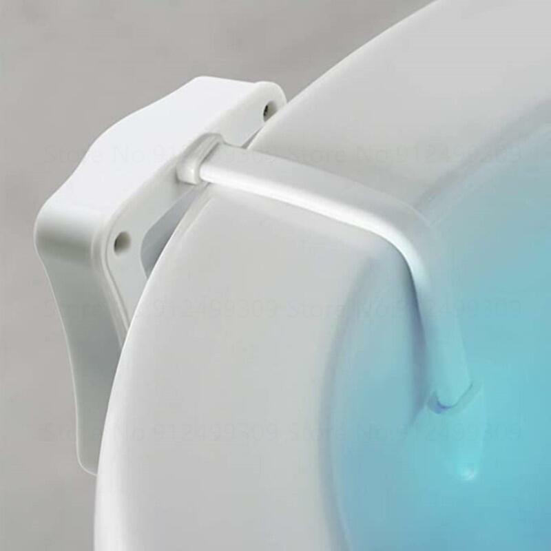 جديد PIR محس حركة مقعد المرحاض ضوء الليل 8 16 ألوان مقاوم للماء الخلفية ل المرحاض السلطانية LED مصباح لوميناريا دورة المياه ضوء