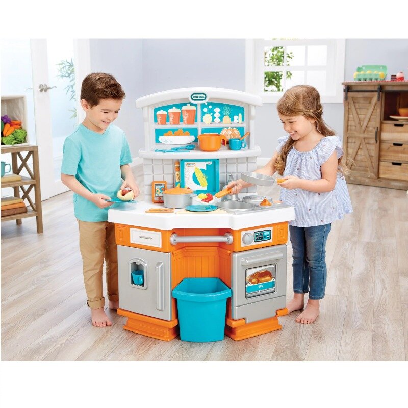 مجموعة مطبخ منزلية واقعية ، لعب الأدوار ، مجموعة ألعاب للأطفال