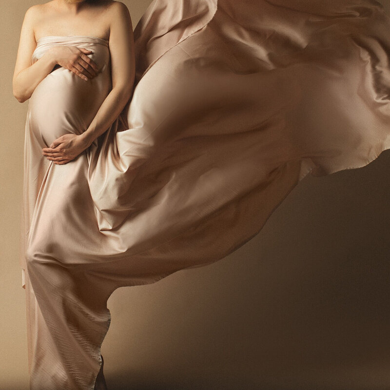 الأمومة الحرير النسيج ثوب الأمومة التصوير الدعائم الأمومة القذف النسيج الحمل صور الدعامة