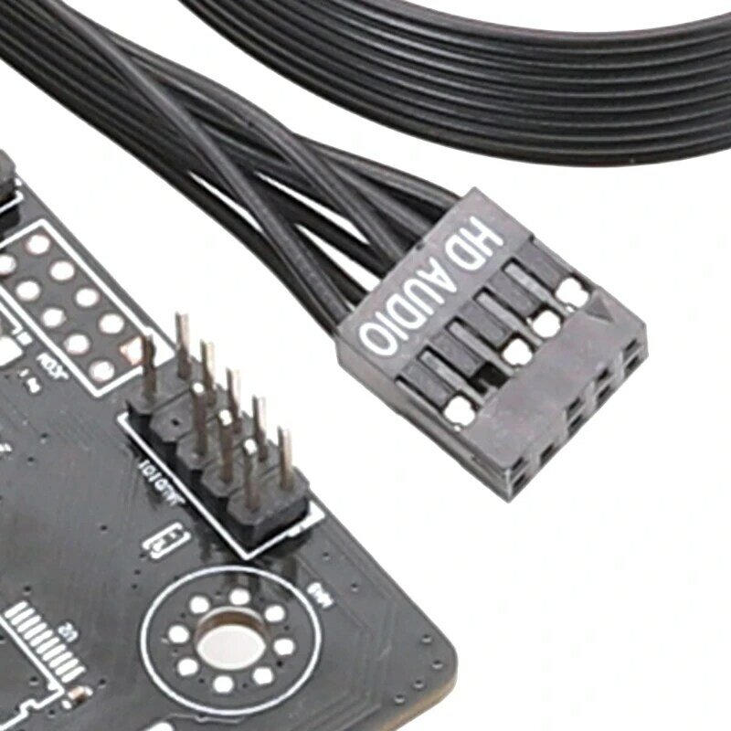 مرن 9-Pin Cord Converter USB 9-pin ذكر داخلي إلى موصل سالب