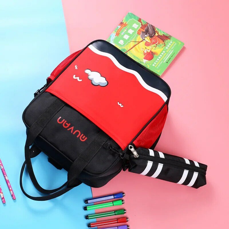 حقائب مدرسية للطلبة لعام 2020 حقيبة مدرسية جديدة للأطفال مزينة برسوم كارتونية من النايلون حقيبة للمراسلين من البر الرئيسى للصين شحن مجاني