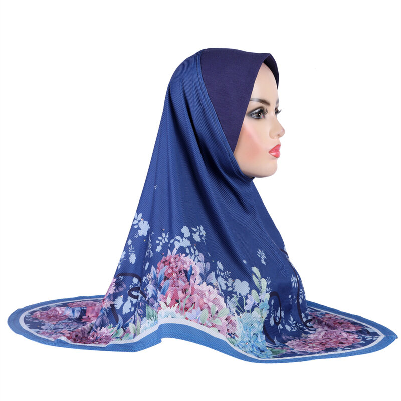 حجاب فوري مطبوع إسلامي للنساء ، عمامة ، أميرة ، غطاء كامل ، قبعة صلاة ، شالات إسلامية ، وشاح رأس ، شالات رمضان ، 20 *