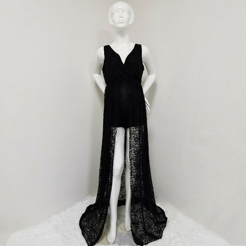 ملابس داخلية دانتيل مثيرة ، فستان طويل للتصوير الفوتوغرافي ، إكسسوارات تصوير الأمومة ، بدلة للجسم ، فستان الحمل ، 2020