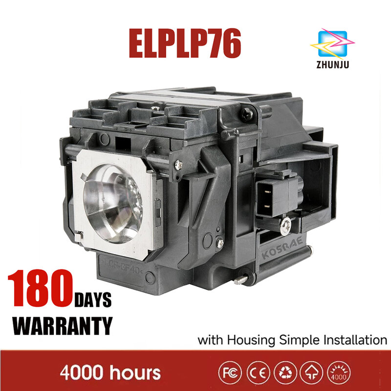 ELPLP76 لـ Powerlite Pro ، V13H010L76 ، G6970WU ، G6050W ، G6050WNL ، G6070WNL ، G6150NL ، G6450WU ، G6550WU