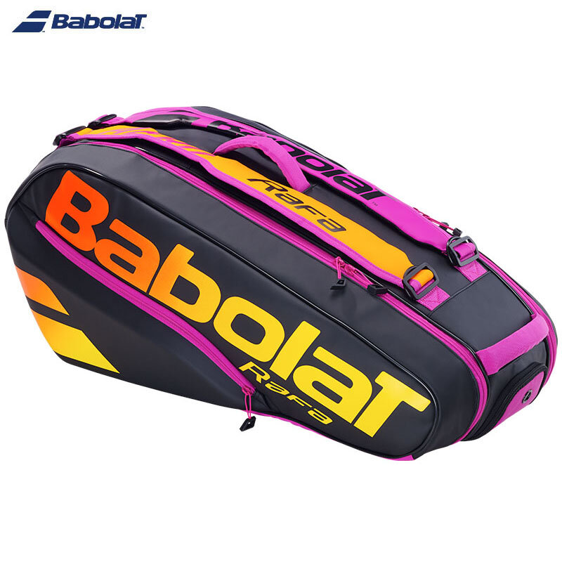 حقيبة ظهر رياضية أصلية من Babolat Pure Aero Rafa لرياضة التنس 6R 12R ذات سعة كبيرة للكبار حقيبة ظهر لرياضة التنس