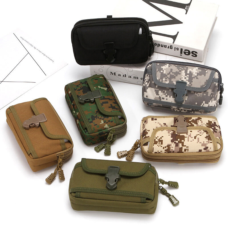 حزام الحقيبة التكتيكية مول ، جيب عسكري ، الحقيبة الهاتف في الهواء الطلق ، حقيبة الخصر ، 6.5"