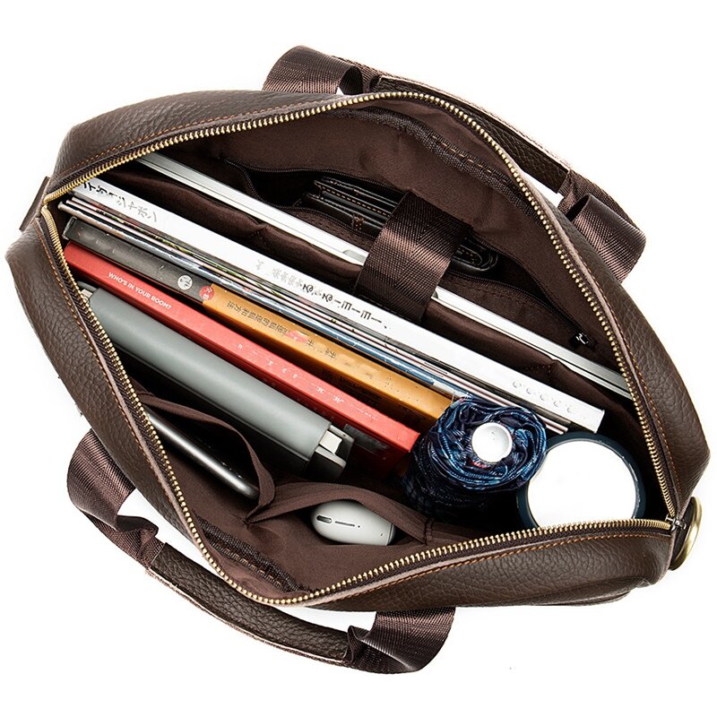 حقيبة جلدية للرجال ، حقيبة مكتب ، حقيبة ذكر ، حقيبة كمبيوتر محمول ، جديدة