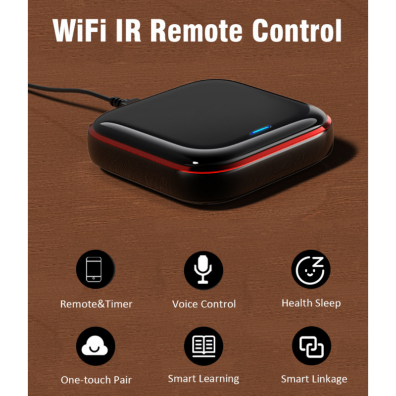 Tuya الذكية الربط الموقت IR التحكم عن بعد واي فاي التحكم الصوتي العالمي الأشعة تحت الحمراء المنزل الذكي تحكم للتلفزيون التيار المتناوب SmartLife APP