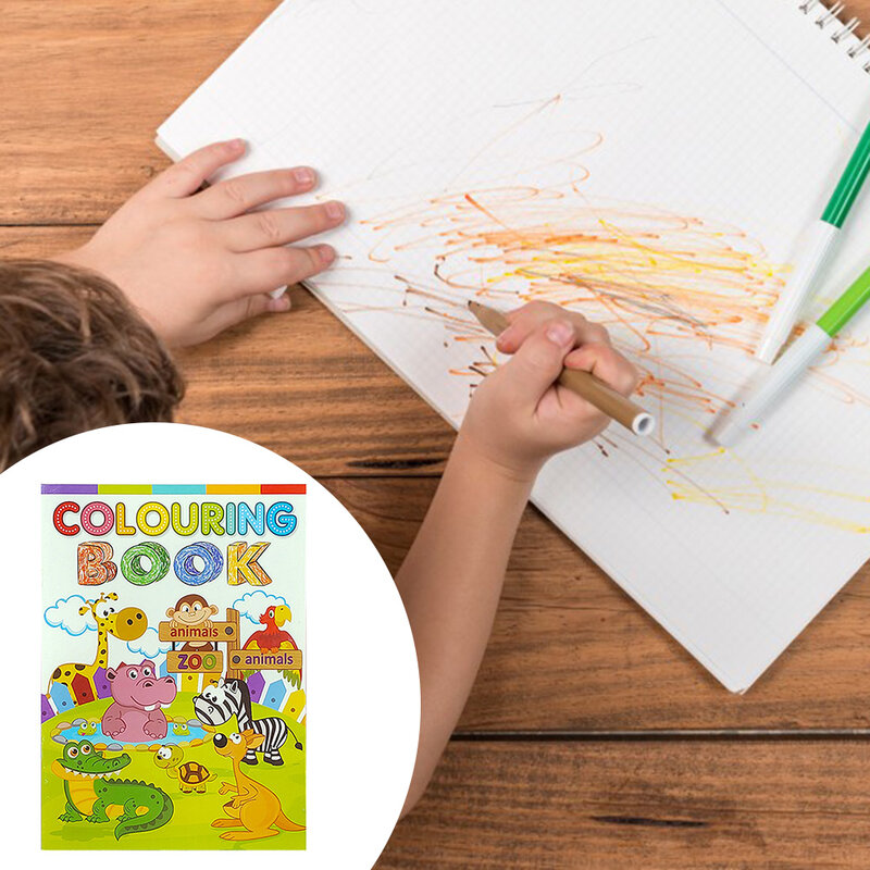 كتب التلوين الكرتون للأطفال رسم ألعاب تعليمية ورقة للأطفال رياض الأطفال