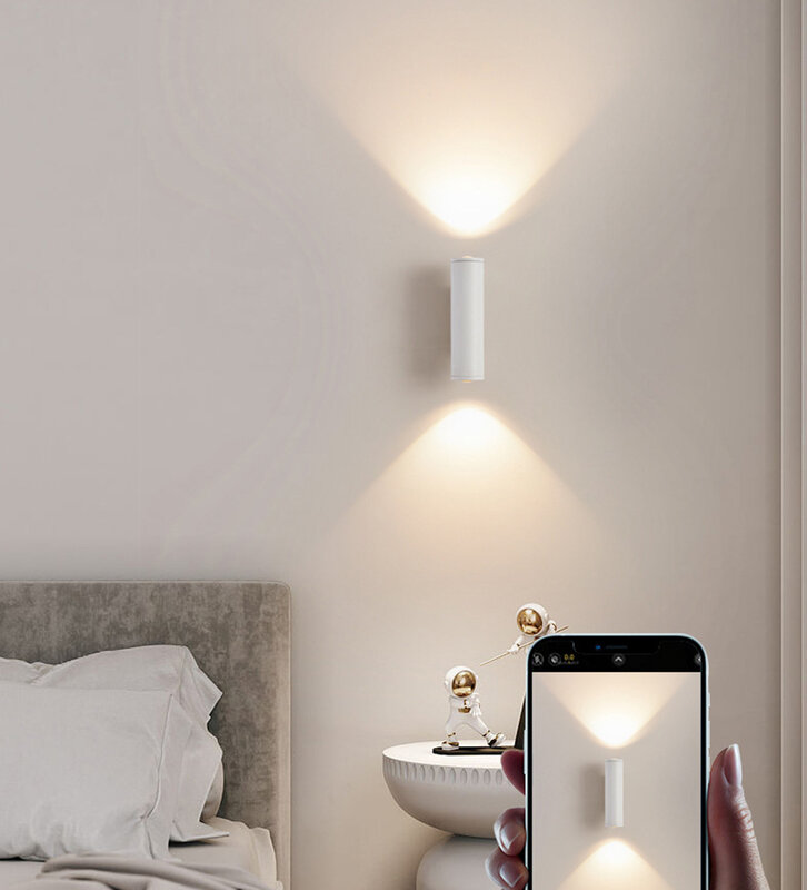 مصباح حائط LED داخلي شمالي ، خلفية إبداعية ، قراءة بجانب السرير ، ممر ، ديكور ، غرفة معيشة ، مصباح
