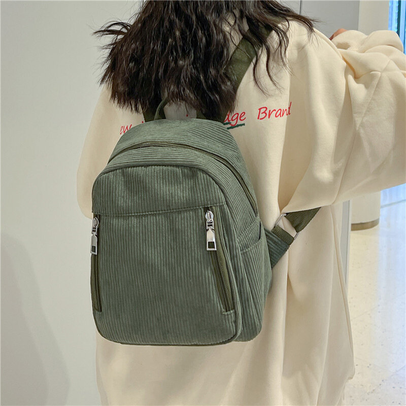 حقيبة ظهر مخصصة للنساء ، حقيبة ظهر بسيطة وكاجوال لطلاب المدارس المتوسطة والثانوية ، والأولاد في ، جديدة
