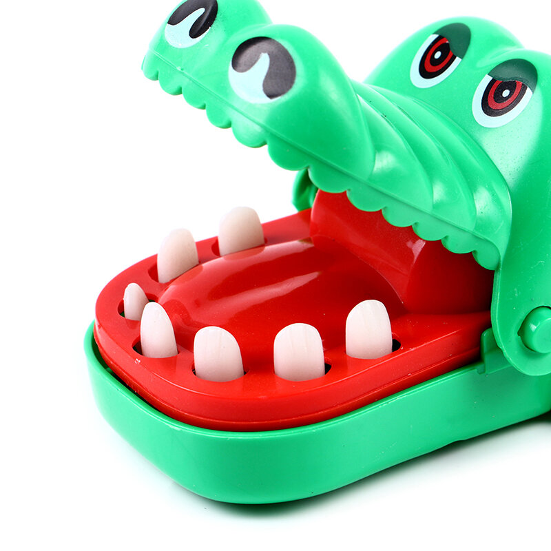 الإبداعية الصغيرة التمساح الفم مع المفاتيح ، عضة طبيب الأسنان ، الخرق لعبة الاصبع ، لعبة صعبة