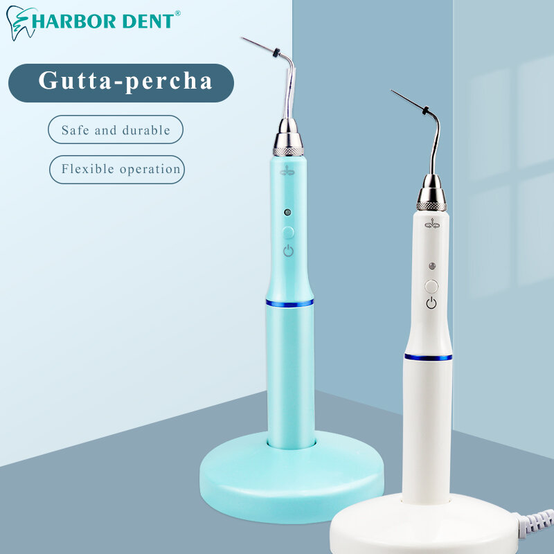 قلم تنظيف الأسنان اللاسلكي Gutta Percha نظام تعبئة قناة الجذر + 2 نصائح 3 ثانية قاطع تسخين سريع للأسنان Gutta-percha