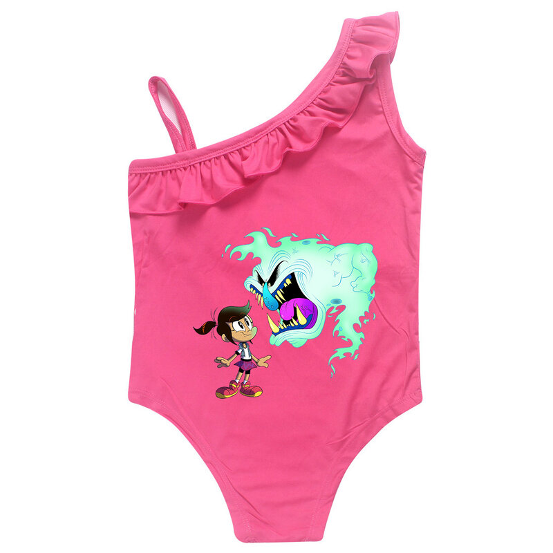 ملابس سباحة للأطفال من Ghost و Molly Mcgee ، ملابس سباحة من قطعة واحدة للفتيات الصغيرات ، ملابس سباحة للأطفال ، طفل رضيع وطفل رضيع ، 2-9 سنوات