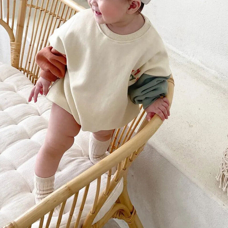 MILANCEL الخريف الطفل داخلية إلكتروني طباعة بنين هوديي قطعة واحدة ملابس الفتيات الرضع