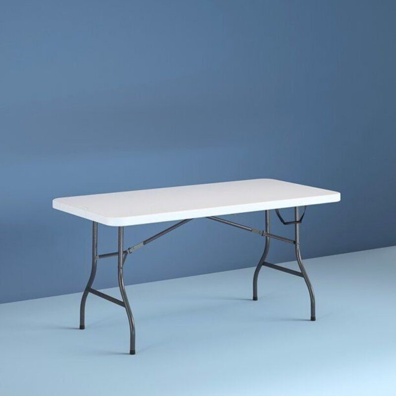 طاولة تنزهي قابلة للطي للداخلية والخارجية ، مركزية محمولة ، للخدمة الشاقة ، لنا ، 6 أقدام