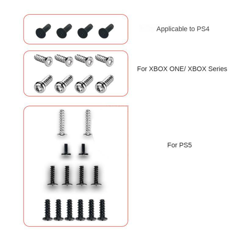 مجموعة مسامير لأدوات الإصلاح ، أداة صيانة المقبض ، سلسلة PS5 ، X ، S ، عبر T6T8 ، 1 إلى 10 ، 4